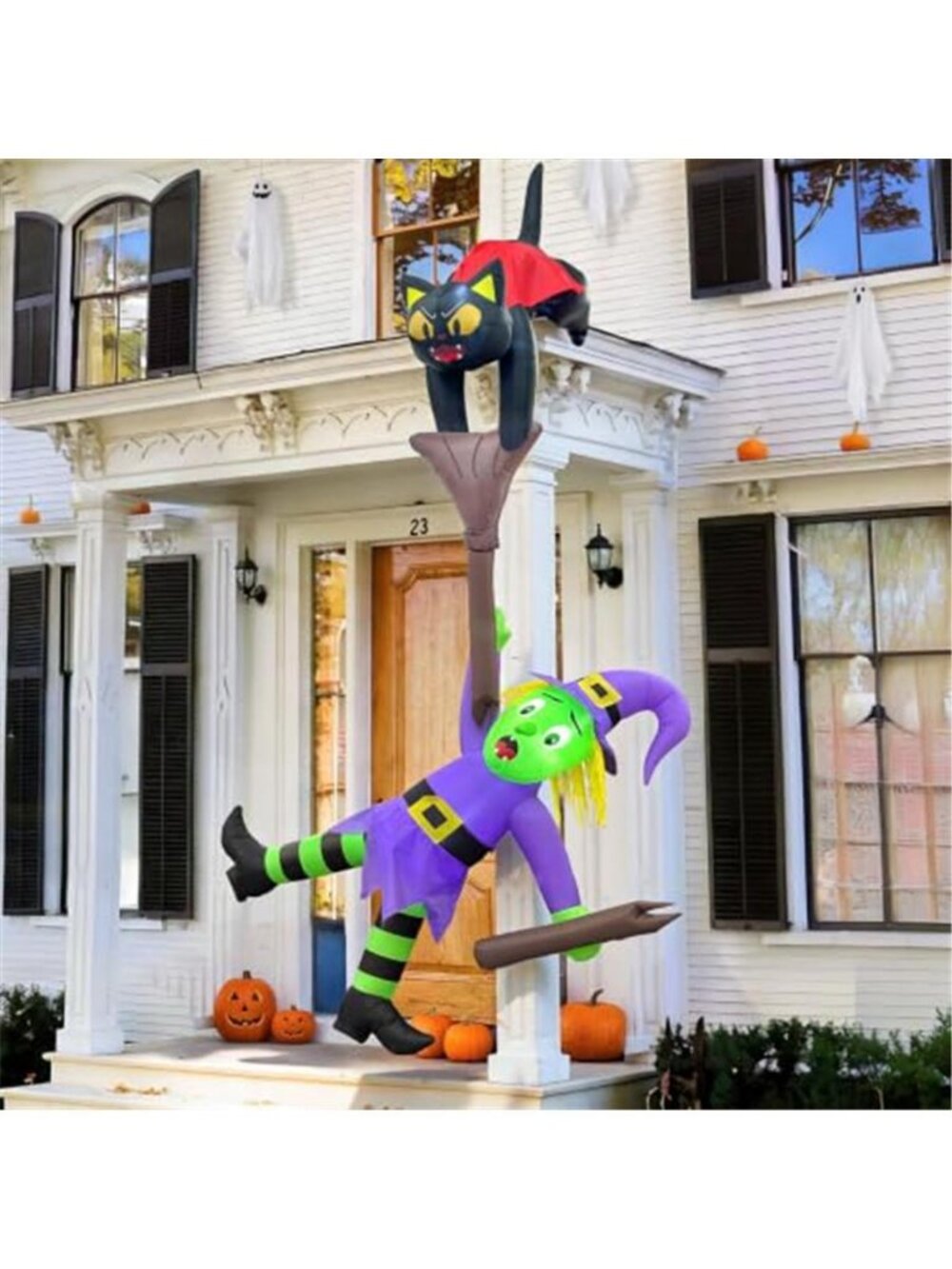 OurWarm 12FT Halloween Inflatables Outdoor Decorations Halloween Blow Ups
